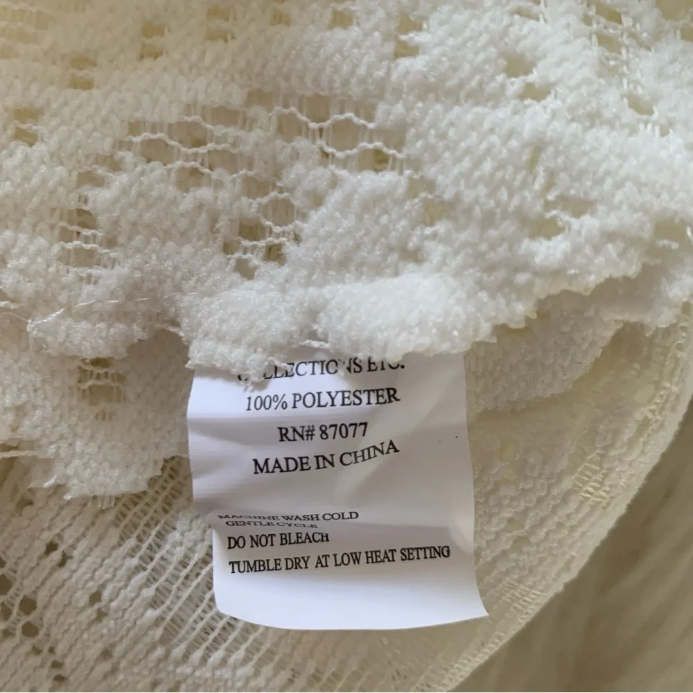 White Lace Placemats Set of 4